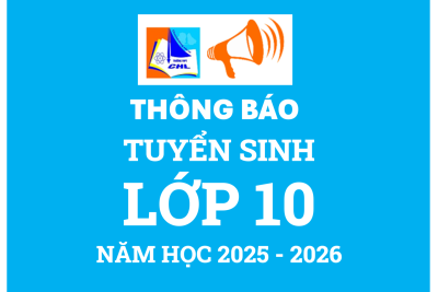 THÔNG BÁO Về điểm chuẩn và công tác tuyển sinh vào lớp 10, năm học 2025-2026